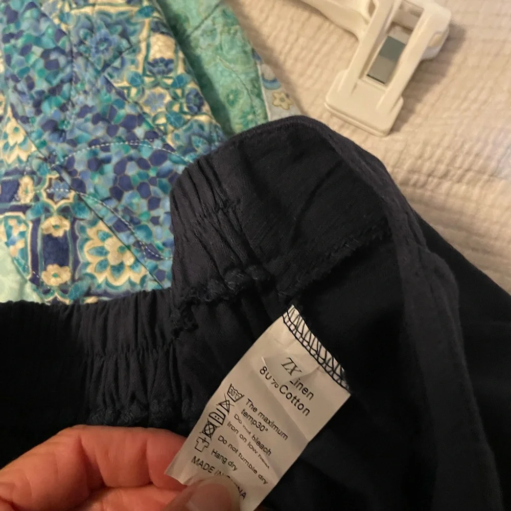 Navy blue palazzo pants - Picture 4 of 4